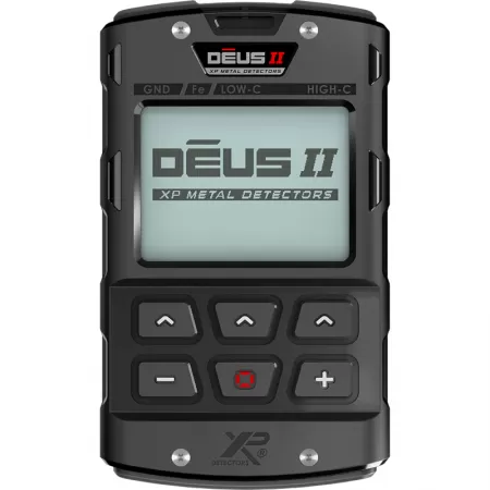 XP DEUS II  cu Bobina FMF de 28 cm si telecomanda la PROMOTIE: Pinpointerul MI-4, transport gratuit + alte 3 cadouri!