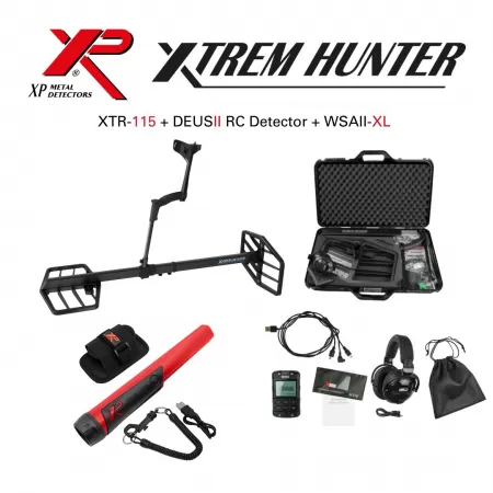 XP DEUS II XTREM HUNTER cu transport gratuit +3 cadouri si PROMOTIE: Pinpointerul MI-6!