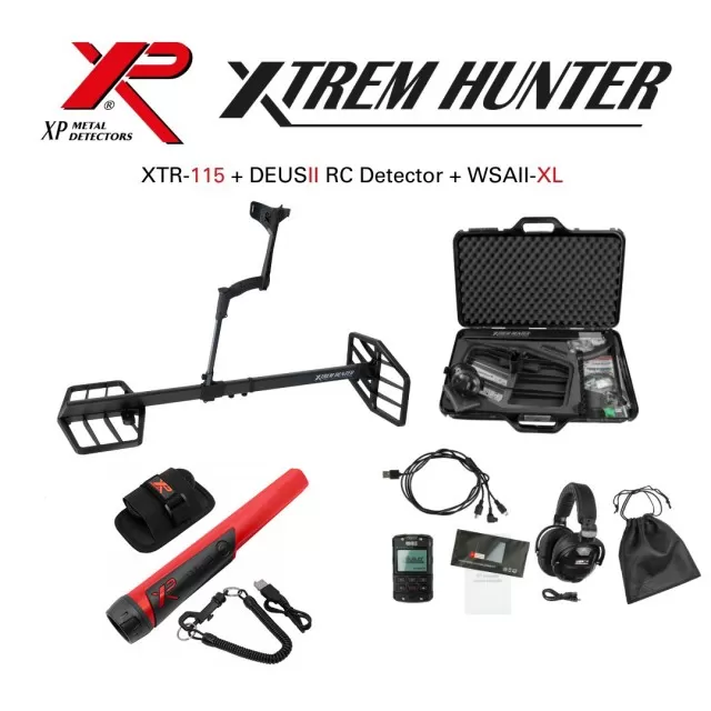 XP DEUS II XTREM HUNTER cu transport gratuit +3 cadouri si PROMOTIE: Pinpointerul MI-6!
