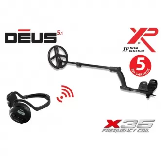 Xp Deus  cu bobina  X35 de 22,5 cm si casti WS4 (fara telecomanda) + 3 cadouri