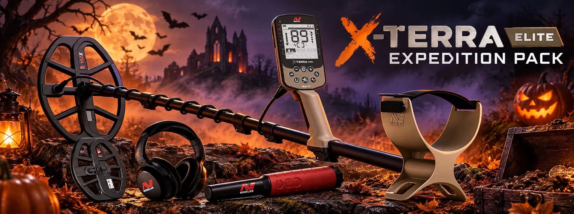 Minelab X-terra Elite Expedition pack