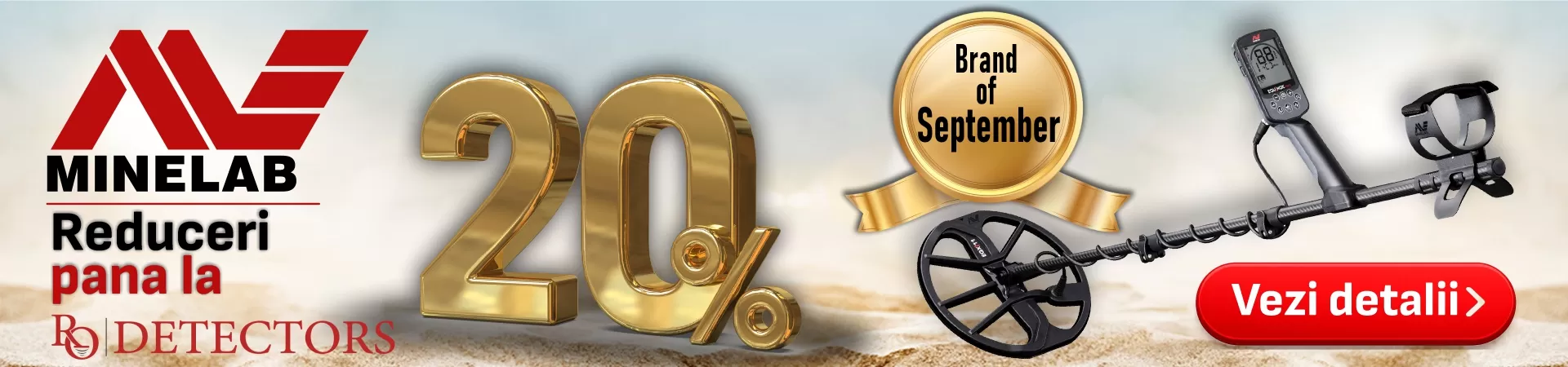 Minelab Brand of September Rodetectors