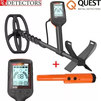Noul QUEST X5 IDmaxX cu PROMOTIE: Pinpointerul XPOINTER si inca 3 cadouri cu transport gratuit!