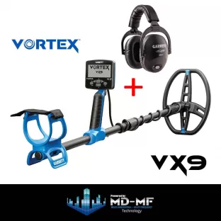 Garrett Vortex VX9 cu PROMOTIE: căștile wireless MS-3