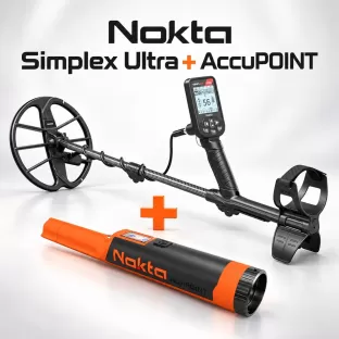 Nokta SIMPLEX ULTRA cu PROMOTIE: Pinpointerul Accupoint Light cu alte 3 cadouri si livrare gratuită!