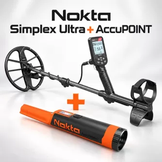 Nokta SIMPLEX ULTRA cu PROMOTIE: Pinpointerul Accupoint Light cu alte 3 cadouri si livrare gratuită!