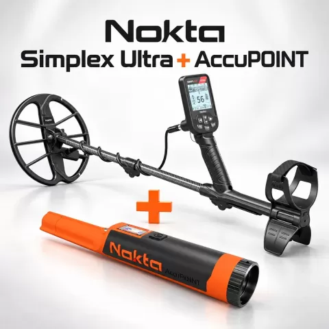 Nokta SIMPLEX ULTRA cu PROMOTIE: Pinpointerul Accupoint Light cu alte 3 cadouri si livrare gratuită!