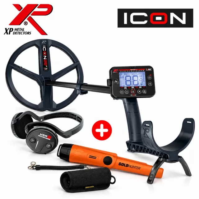 Detector de metale  XP ICON cu casti WSAST (SET FULL) la Promoție cu Pinpointer și 3 Cadouri + transport gratuit