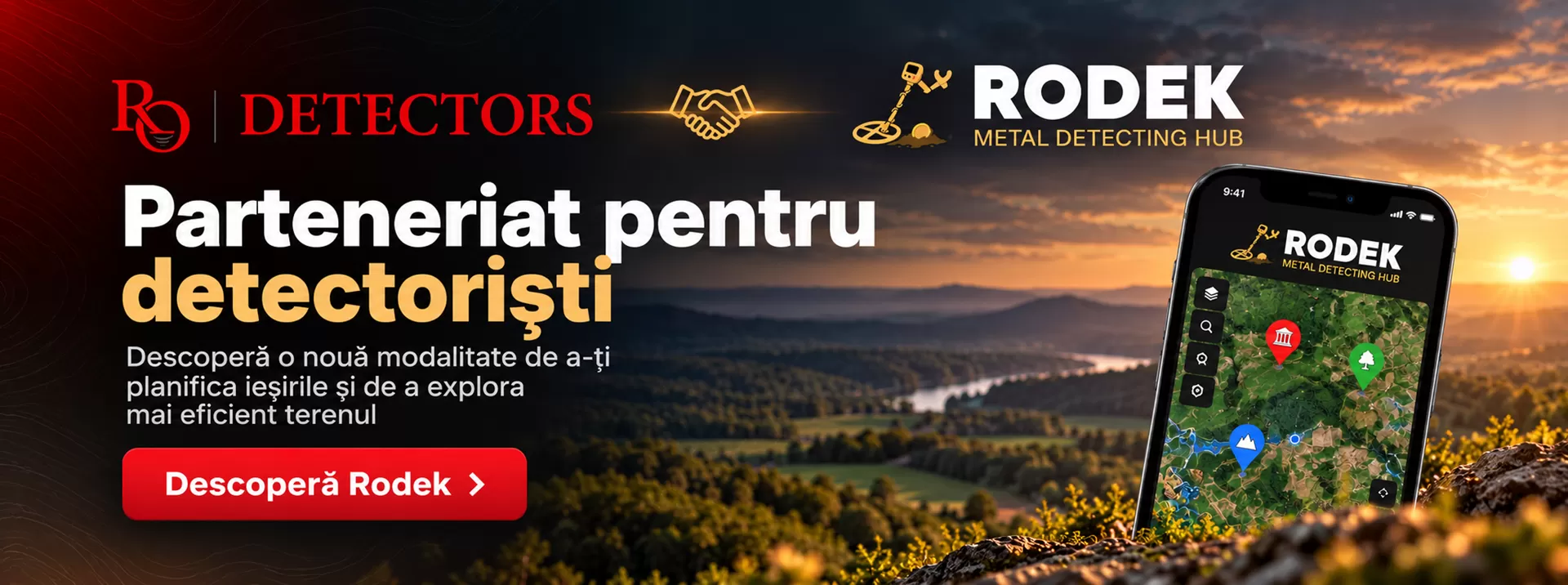Parteneriat RoDetectors și Rodek pentru detectoriști