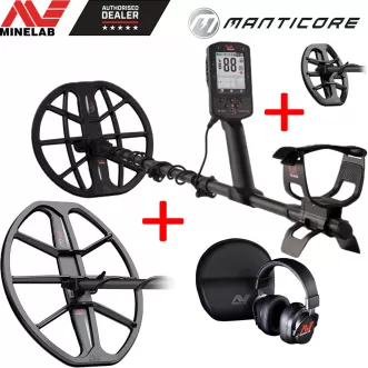 Minelab Manticore cu  PROMOTIE: Bobinele M8 si M15 si alte 3 cadouri cu transport gratuit!
